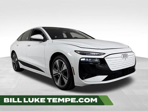 Glacier White Metallic 2025 Audi A6 e-tron Premium
