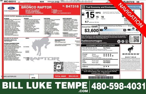 2024 Ford Bronco Raptor