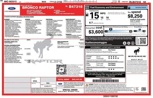 2024 Ford Bronco Raptor