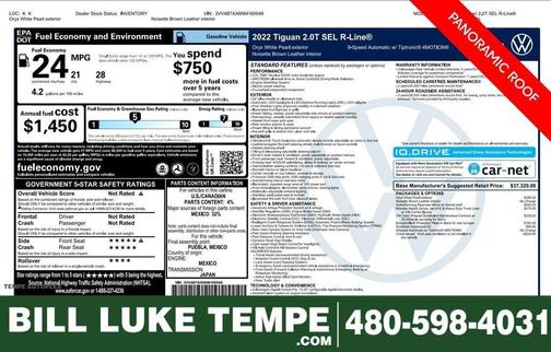 2022 Volkswagen Tiguan 2.0T SEL R-Line