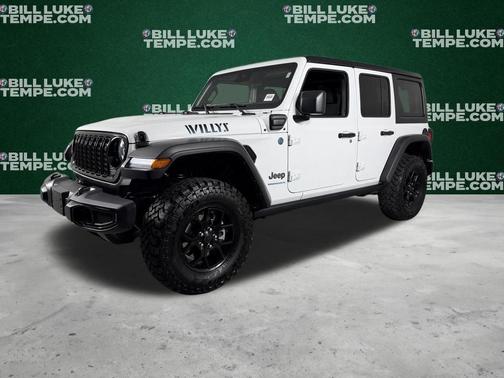 Bright White Clearcoat 2025 Jeep Wrangler 4xe Sport