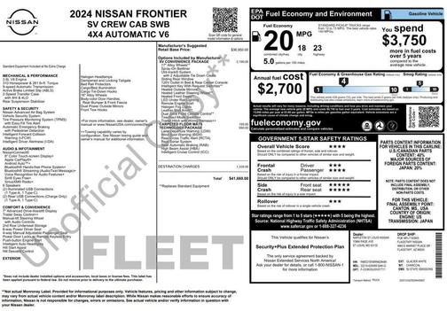 2024 Nissan Frontier SV