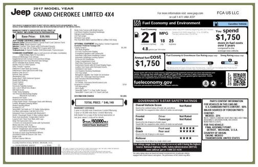 2017 Jeep Grand Cherokee Limited