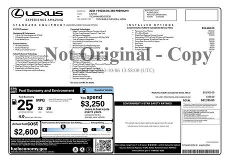 Caviar 2024 Lexus RX 350 Premium