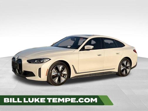 Mineral White Metallic 2023 BMW i4 Gran Coupe eDrive40