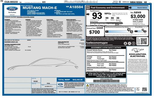 2022 Ford Mustang Mach-E Select