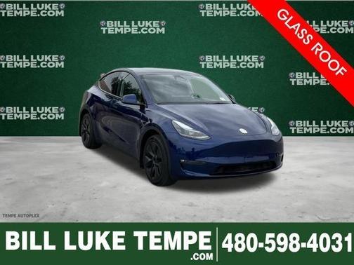 Deep Blue Metallic 2024 Tesla Model Y Long Range