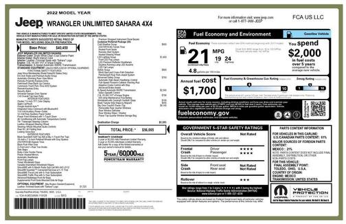 2022 Jeep Wrangler Unlimited Sahara