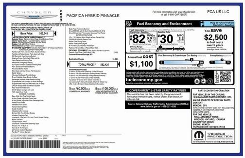 Ceramic Gray Clearcoat 2023 Chrysler Pacifica Hybrid Pinnacle