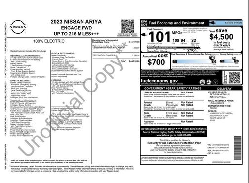 2023 Nissan ARIYA ENGAGE