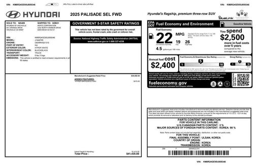 2025 Hyundai PALISADE SEL