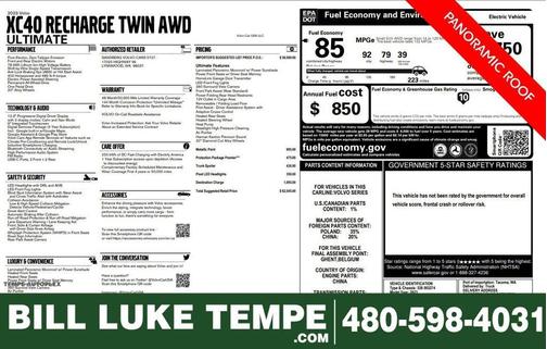 2023 Volvo XC40 Recharge Pure Electric Twin Ultimate