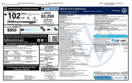 2022 Volkswagen ID.4 Pro S