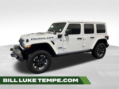 Bright White Clearcoat 2024 Jeep Wrangler 4xe Rubicon