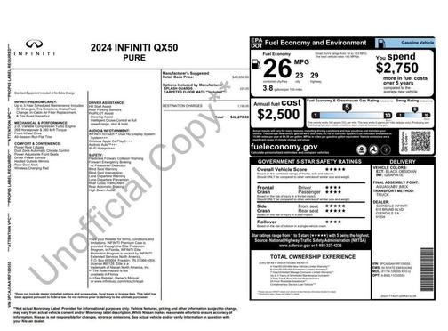 2024 INFINITI QX50 Pure