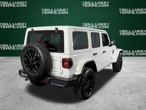 Bright White Clearcoat 2025 Jeep Wrangler 4xe Sahara