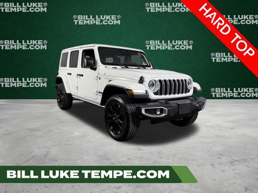 Bright White Clearcoat 2025 Jeep Wrangler 4xe Sahara