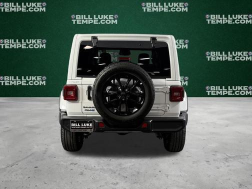 Bright White Clearcoat 2025 Jeep Wrangler 4xe Sahara