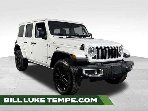 Bright White Clearcoat 2025 Jeep Wrangler 4xe Sahara