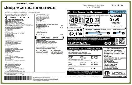 Earl Clearcoat 2024 Jeep Wrangler 4xe Rubicon