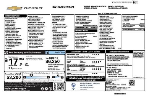2024 Chevrolet Tahoe Z71