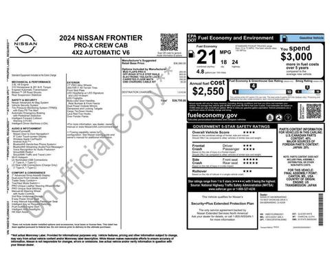 2024 Nissan Frontier PRO-X