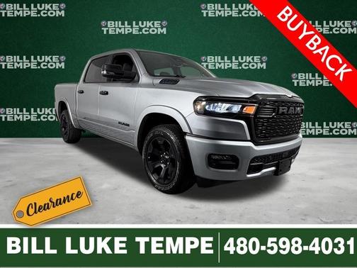 Billet Silver Metallic Clearcoat 2025 RAM 1500 Big Horn/Lone Star