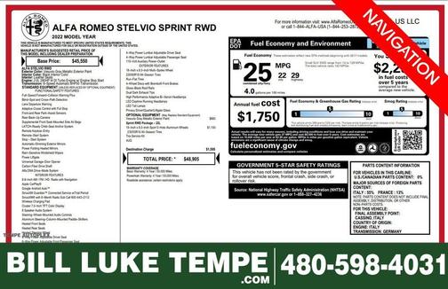 2022 Alfa Romeo Stelvio Sprint