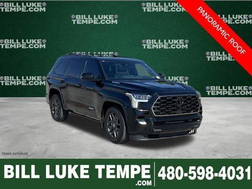 Midnight Black Metallic 2024 Toyota Sequoia Platinum