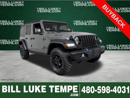 Sting Gray Clearcoat 2023 Jeep Wrangler 4xe Base