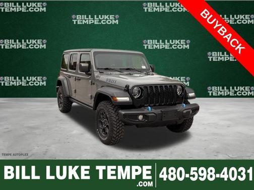 Sting Gray Clearcoat 2023 Jeep Wrangler 4xe Base
