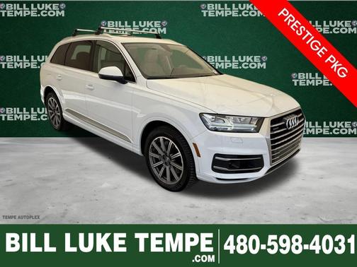Glacier White Metallic 2018 Audi Q7 3.0T Prestige
