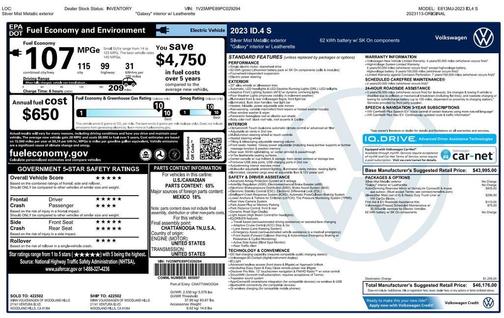 2023 Volkswagen ID.4 S