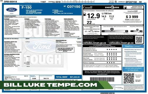 Oxford White 2025 Ford F-150 Tremor