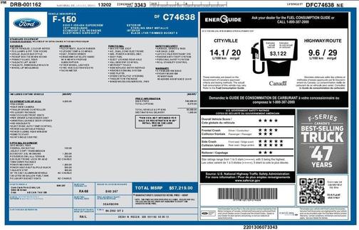 Sterling Gray Metallic 2013 Ford F-150 FX4