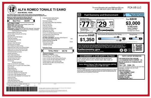 2024 Alfa Romeo Tonale Ti