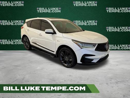 White Diamond Pearl 2019 Acura RDX A-Spec
