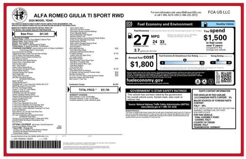 2020 Alfa Romeo Giulia Ti