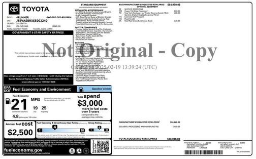 Ice 2025 Toyota 4Runner Sport