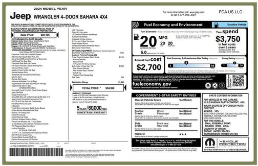 2024 Jeep Wrangler Sahara