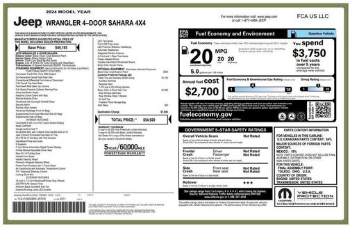 2024 Jeep Wrangler Sahara