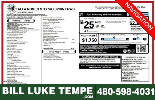 2022 Alfa Romeo Stelvio Sprint