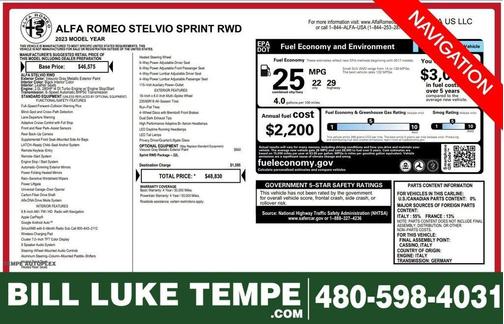 2023 Alfa Romeo Stelvio Sprint