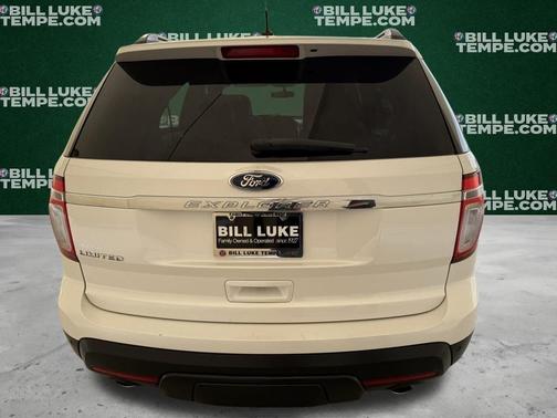 White Platinum Clearcoat Metallic 2015 Ford Explorer Limited