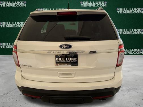 White Platinum Clearcoat Metallic 2015 Ford Explorer Limited