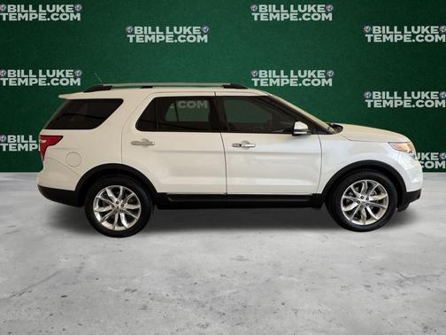 White Platinum Clearcoat Metallic 2015 Ford Explorer Limited