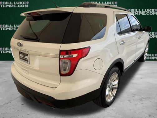 White Platinum Clearcoat Metallic 2015 Ford Explorer Limited