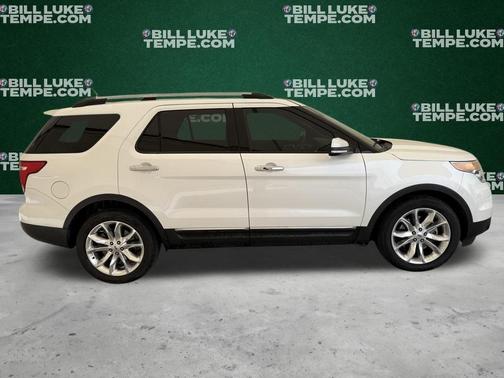 White Platinum Clearcoat Metallic 2015 Ford Explorer Limited
