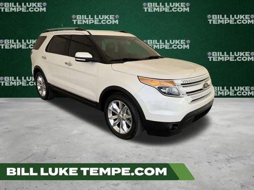 White Platinum Clearcoat Metallic 2015 Ford Explorer Limited