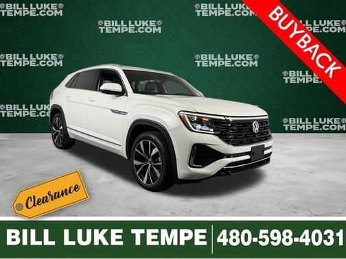 Opal White Pearl Effect 2024 Volkswagen Atlas Cross Sport 2.0T SEL Premium R-Line
